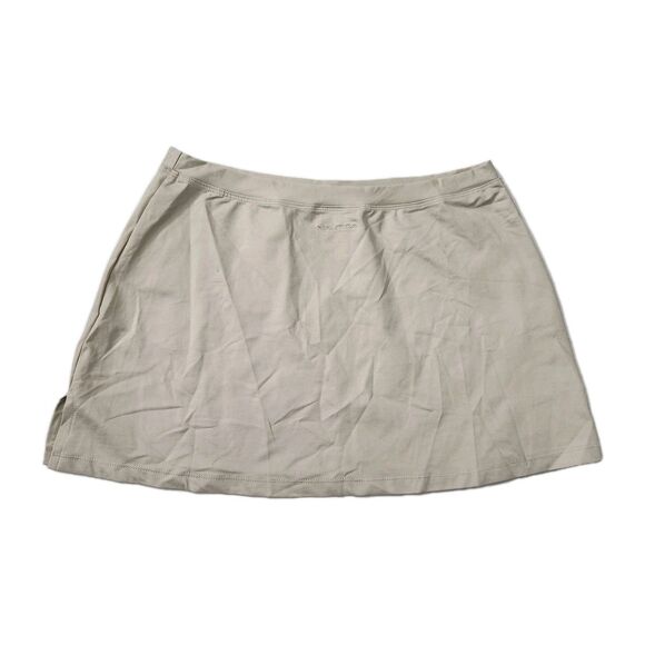 NWT Nautica Cruise 2000 Tan, Beige, Khaki Scooter Skirt Shorts Size L Made In US - Picture 1 of 6